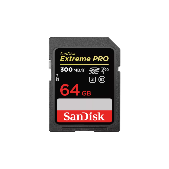 SanDisk Extreme PRO 64 GB SDXC UHS-II Clase 10