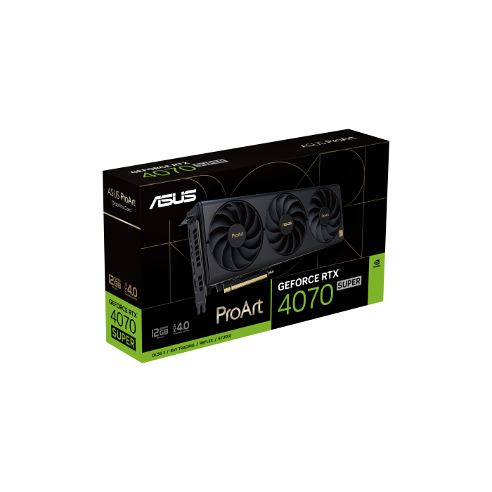 ASUS ProArt -RTX4070S-12G NVIDIA GeForce RTX 4070 SUPER 12 GB GDDR6X 9
