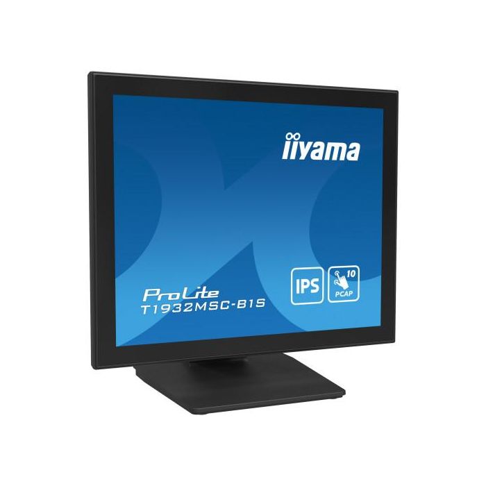 iiyama ProLite T1932MSC-B1S pantalla para PC 48,3 cm (19") 1280 x 1024 Pixeles Full HD LED Pantalla táctil Mesa Negro 2