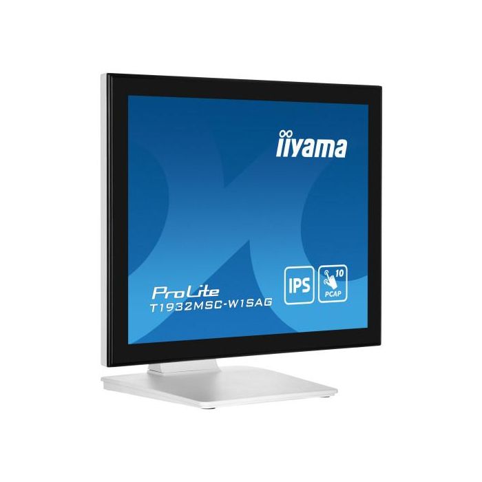 iiyama ProLite T1932MSC-W1SAG pantalla para PC 48,3 cm (19") 1280 x 1024 Pixeles Full HD LED Pantalla táctil Mesa Blanco 2 iiyama ProLite T1932MSC-W1SAG pantalla para PC 48,3 cm (19") 1280 x 1024 Pixeles Full HD LED Pantalla táctil Mesa Blanco 2