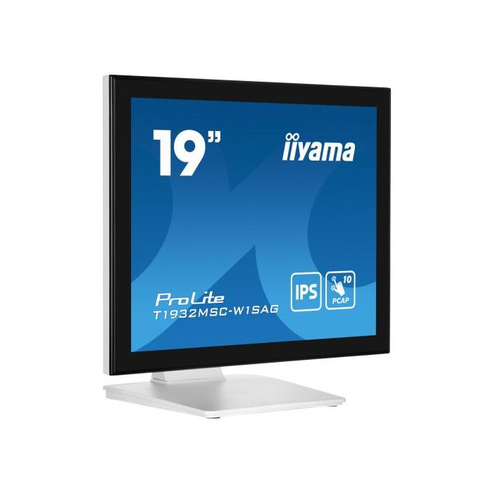 iiyama ProLite T1932MSC-W1SAG pantalla para PC 48,3 cm (19") 1280 x 1024 Pixeles Full HD LED Pantalla táctil Mesa Blanco 3 iiyama ProLite T1932MSC-W1SAG pantalla para PC 48,3 cm (19") 1280 x 1024 Pixeles Full HD LED Pantalla táctil Mesa Blanco 3