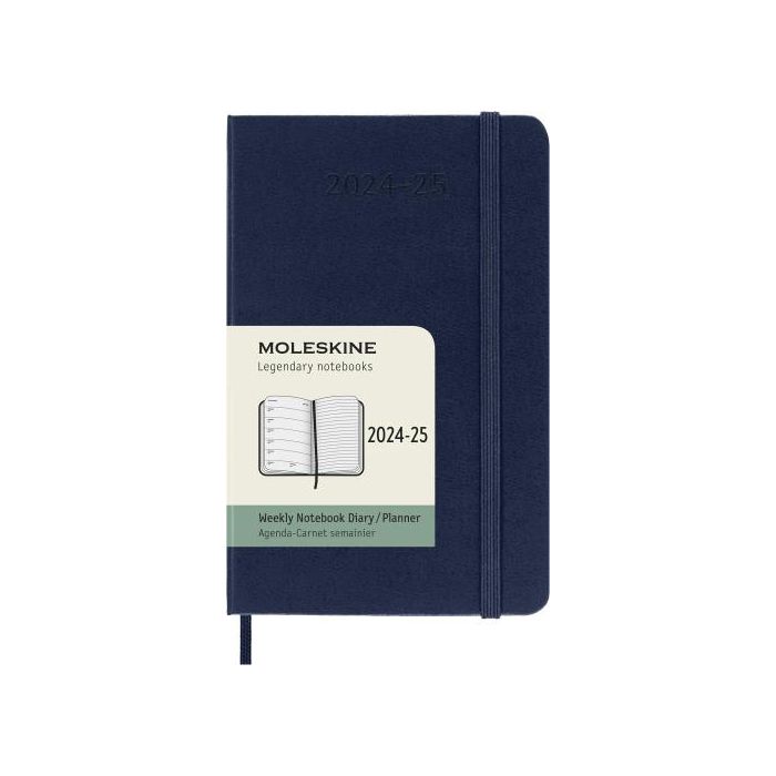 Agenda 18 Meses 2024-2025 Semanal P (9 X 14 Cm) Azul Zafiro Tapa Dura Moleskine DHB2018WN2Y25 5