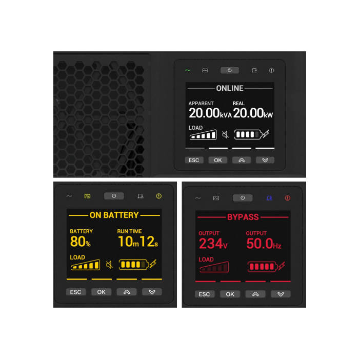 APC SRTG20KXLI sistema de alimentación ininterrumpida (UPS) Doble conversión (en línea) 20 kVA 20000 W