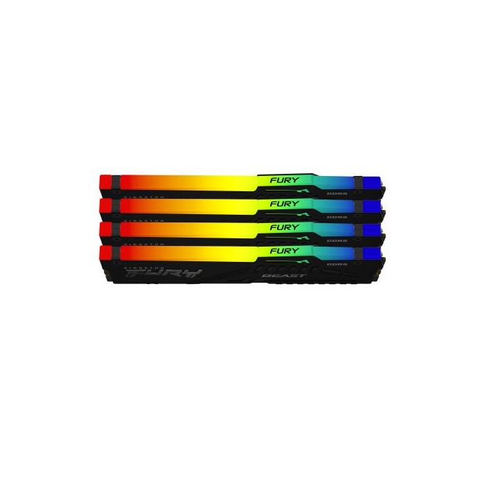 Kingston Technology FURY Beast RGB módulo de memoria 128 GB 4 x 32 GB DDR5 1