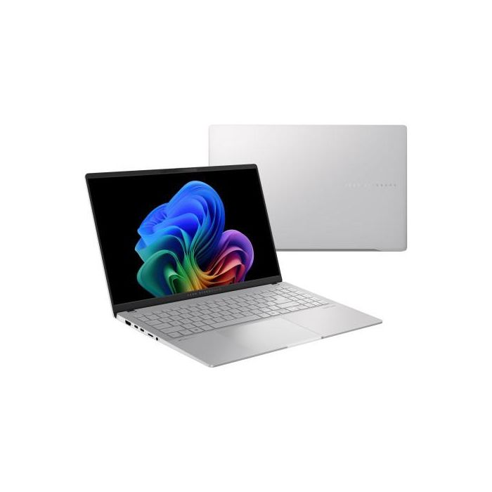 ASUS Vivobook S 15 OLED S5507QA-MA006W Copilot+ PC - Ordenador Portátil 15.6" Wide Quad HD+ 120Hz (Qualcomm Snapdragon X1E78100, 16GB RAM, 1TB SSD, Adreno GPU, Windows 11 Home) Plata Fría - Teclado QWERTY español 12