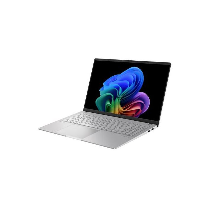 ASUS Vivobook S 15 OLED S5507QA-MA006W Copilot+ PC - Ordenador Portátil 15.6" Wide Quad HD+ 120Hz (Qualcomm Snapdragon X1E78100, 16GB RAM, 1TB SSD, Adreno GPU, Windows 11 Home) Plata Fría - Teclado QWERTY español 8