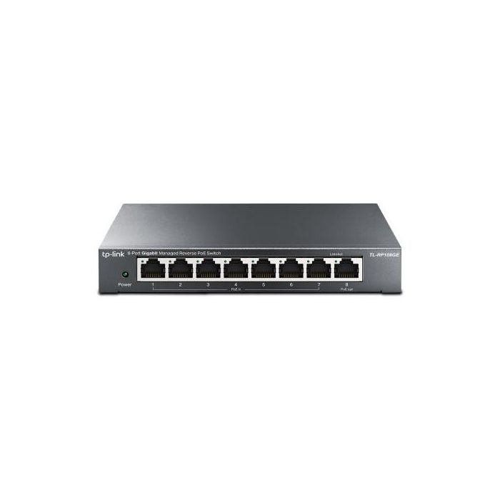 TP-Link TL-RP108GE switch Gestionado L2 Gigabit Ethernet (10/100/1000) Energía sobre Ethernet (PoE) Negro