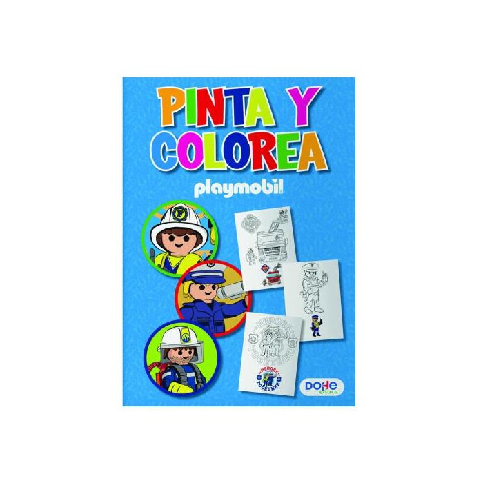 Libros de Colorear A4 - Playmobil - Modelo Police Dohe 51735