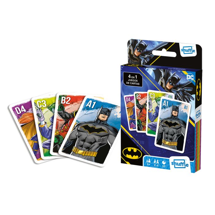 Juego De Cartas 4 En 1 Batman 10028047 Fournier