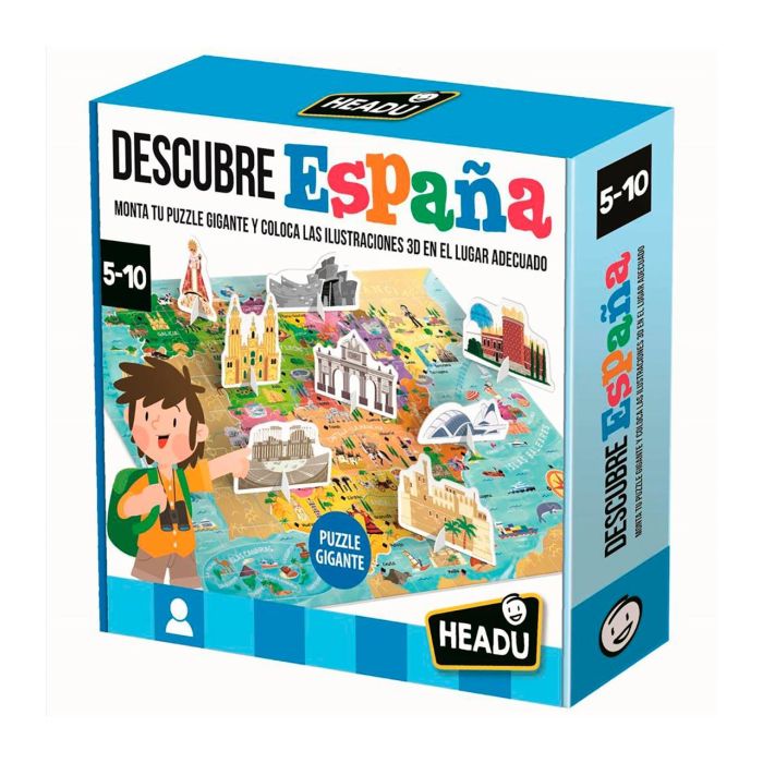 Headu Juego Educativo Descubre España S.E.M. 5-10 Años