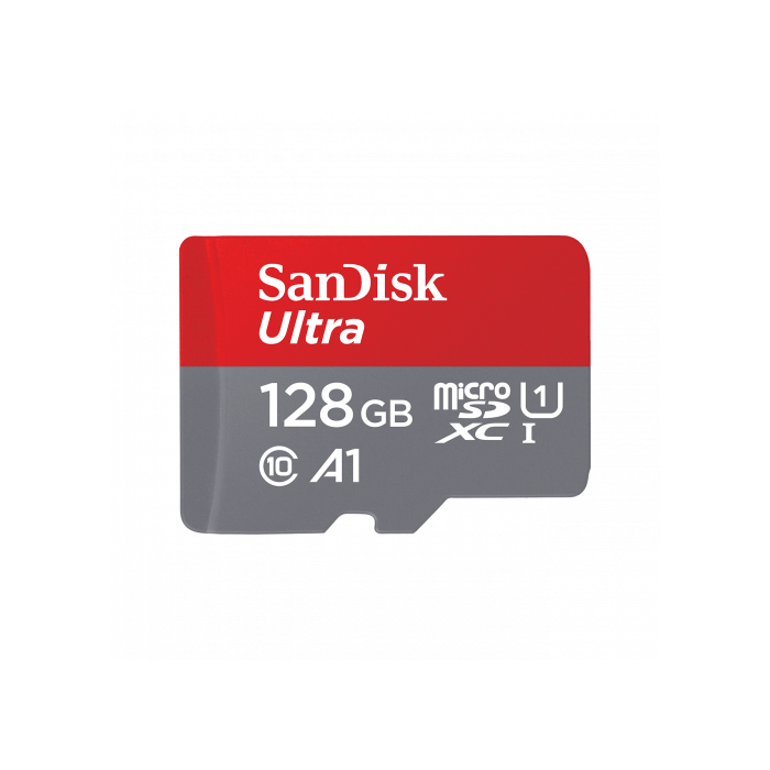 Tarjeta de Memoria Micro SD con Adaptador SanDisk Ultra microSD 128 GB