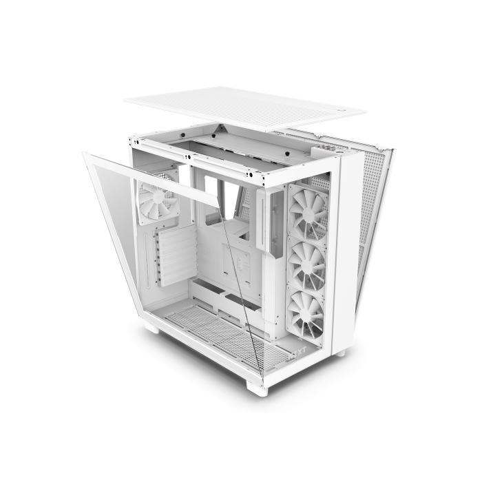 NZXT H9 All white Midi Tower Blanco 4