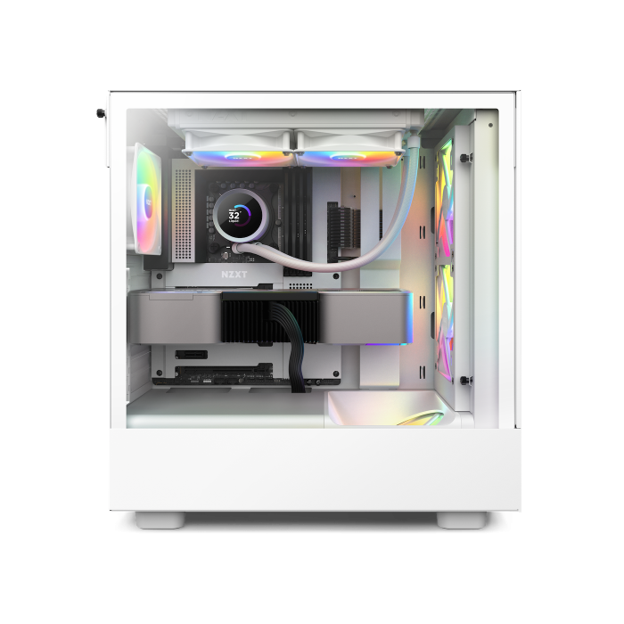 NZXT Kraken 240 RGB Procesador Sistema de refrigeración líquida todo en uno 12 cm Blanco 1 pieza(s) 4