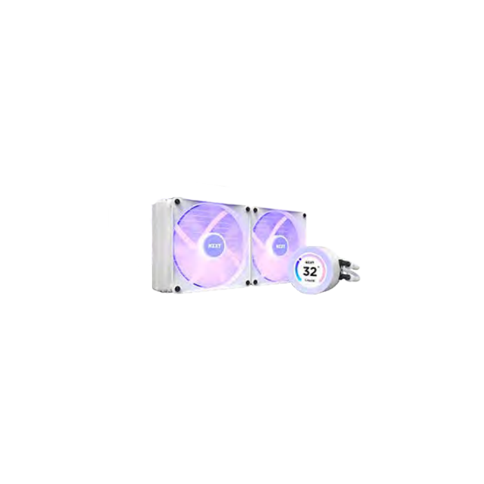 NZXT Kraken Elite 280 RGB Procesador Sistema de refrigeración líquida todo en uno 14 cm Blanco 1 pieza(s)