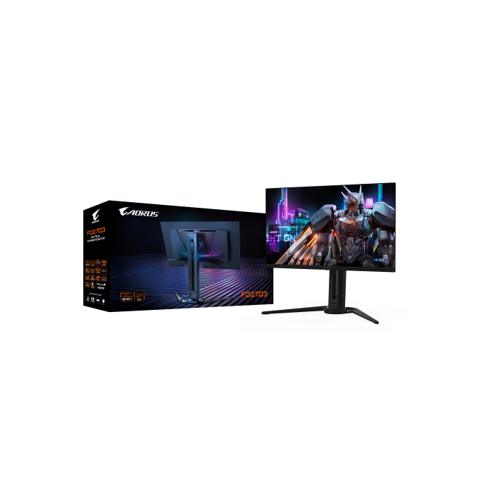 AORUS FO27Q3 pantalla para PC 68,6 cm (27") 2560 x 1440 Pixeles Quad HD OLED Negro 5