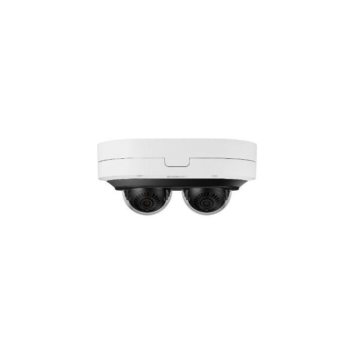 Hanwha PNM-C7083RVD Cámara de Seguridad IP Interior/Exterior 1920x1080 Pixeles, Techo, Alámbrico, Blanco