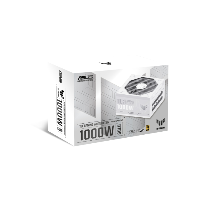 ASUS TUF Gaming 1000W Gold White Edition unidad de fuente de alimentación 20+4 pin ATX ATX Blanco 11