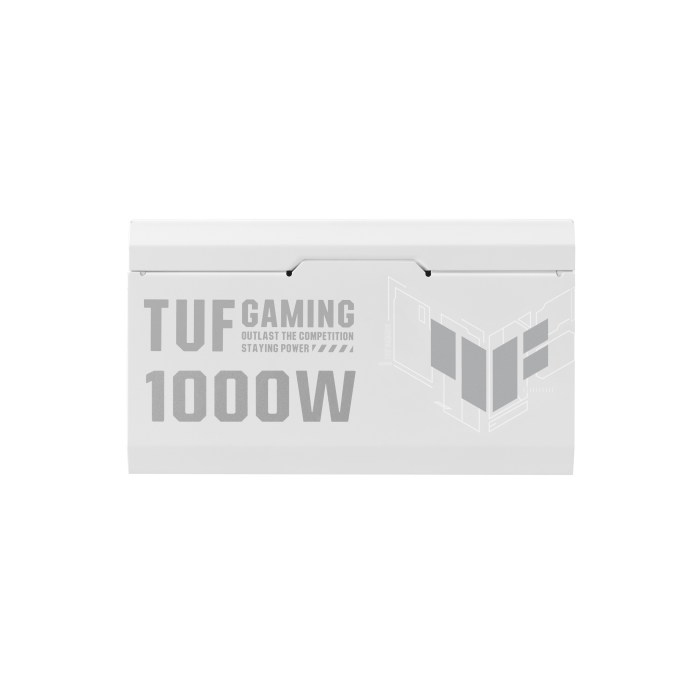 ASUS TUF Gaming 1000W Gold White Edition unidad de fuente de alimentación 20+4 pin ATX ATX Blanco 7