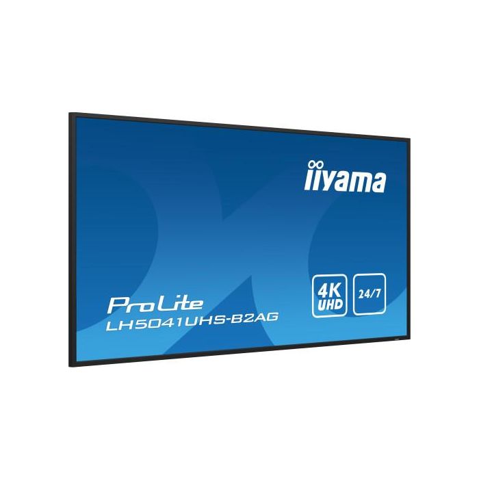 iiyama LH5041UHS-B2AG pantalla de señalización Pantalla plana para señalización digital 127 cm (50") LCD 500 cd / m² 4K Ultra HD Negro 24/7 5 iiyama LH5041UHS-B2AG pantalla de señalización Pantalla plana para señalización digital 127 cm (50") LCD 500 cd / m² 4K Ultra HD Negro 24/7 5