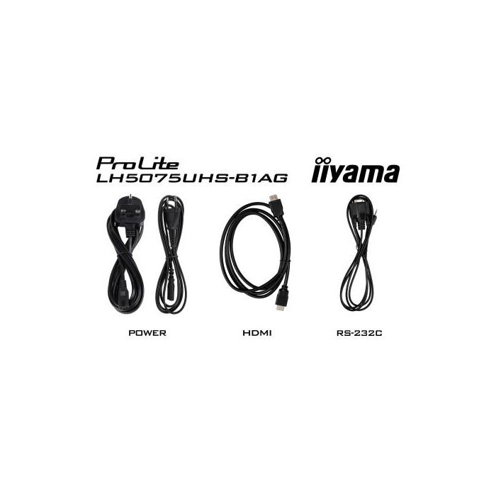 iiyama ProLite Pantalla plana para señalización digital 125,7 cm (49.5") LCD Wifi 500 cd / m² 4K Ultra HD Negro Procesador incorporado Android 11 24/7 10