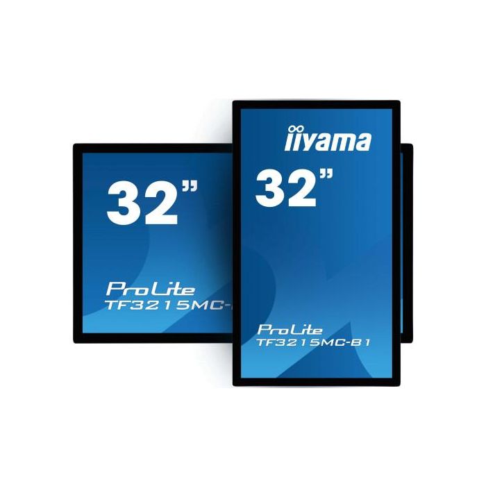 iiyama ProLite TF3215MC-B2 pantalla para PC 80 cm (31.5") 1920 x 1080 Pixeles Full HD LED Pantalla táctil Quiosco Negro 16