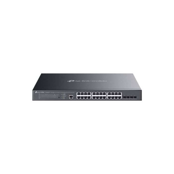 TP-Link Omada SG3428XMPP switch Gestionado L2+ Gigabit Ethernet (10/100/1000) Energía sobre Ethernet (PoE) 1U Negro