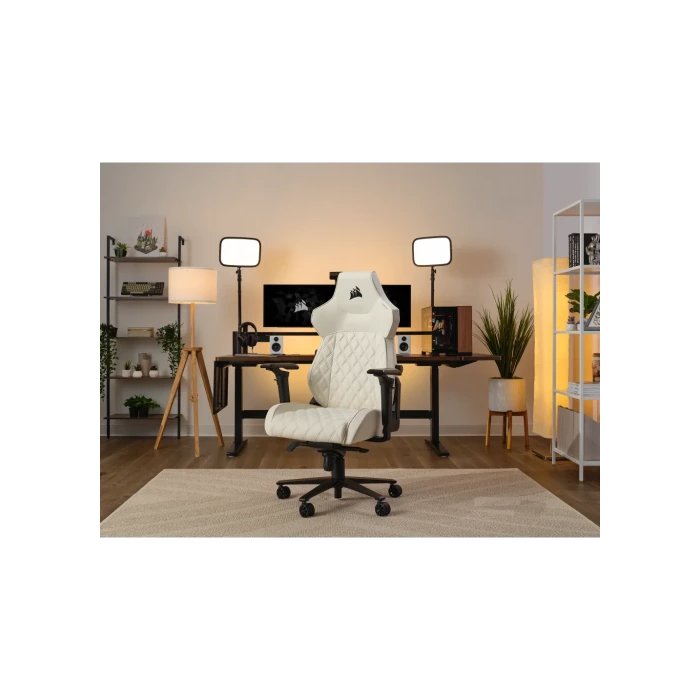 Corsair TC500 LUXE Silla para videojuegos de PC Asiento acolchado Beige 5