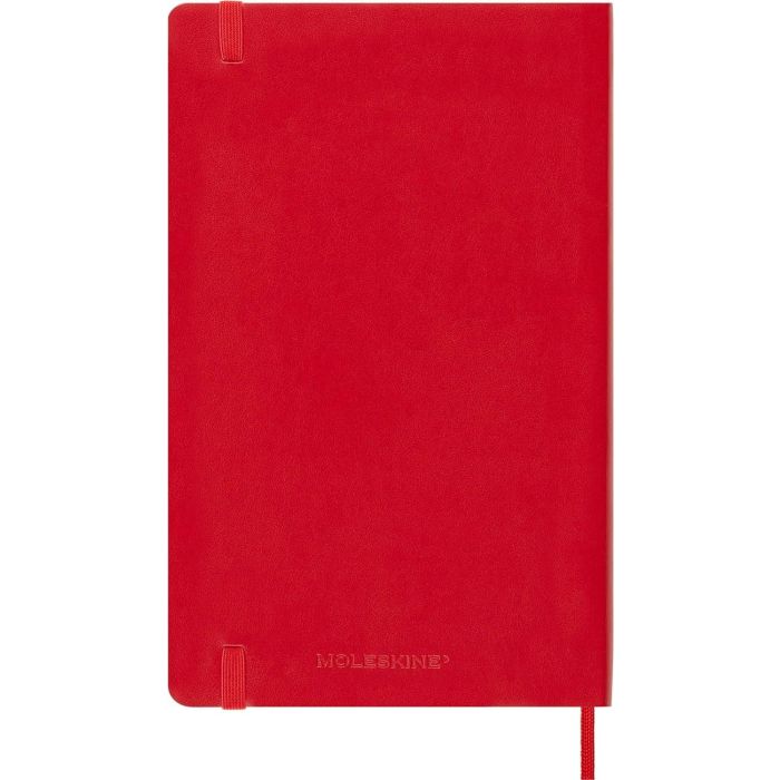 Agenda 2025 Tapa Blanda 12 Meses Diaria L (13 X 21 Cm) Roja Moleskine DSF212DC3Y25 1