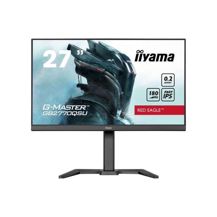 iiyama G-MASTER GB2770QSU-B6 pantalla para PC 68,6 cm (27") 2560 x 1440 Pixeles 2K Ultra HD LCD Negro