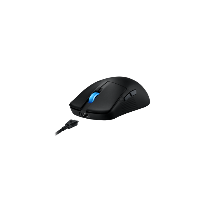 ASUS ROG Harpe Ace Mini ratón Juego Ambidextro RF Wireless + Bluetooth + USB Type-C Óptico 42000 DPI 7