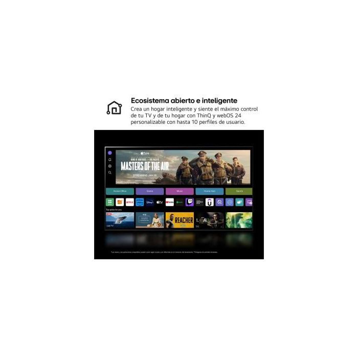 LG UHD UT81 165,1 cm (65") 4K Ultra HD Smart TV Wifi Negro 10 LG UHD UT81 165,1 cm (65") 4K Ultra HD Smart TV Wifi Negro 10