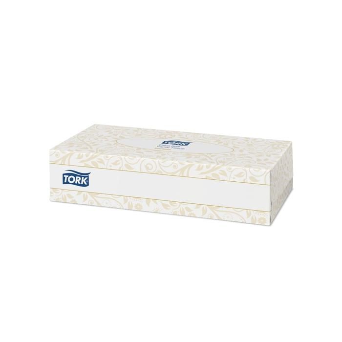 Tork pañuelos faciales extra suaves premium 2 capas blanco -caja 100 ud-