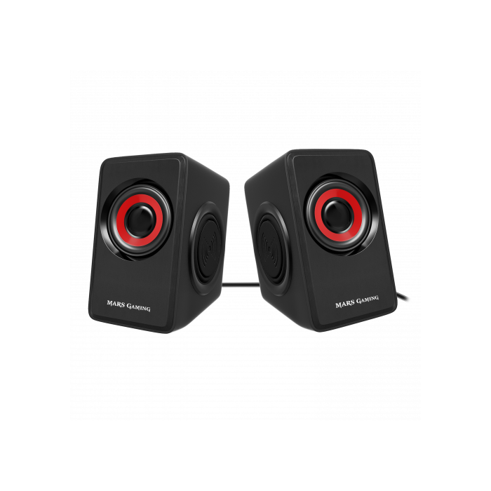 Altavoces Gaming Mars Gaming MS1 MS1 Negro Rojo/Negro 1