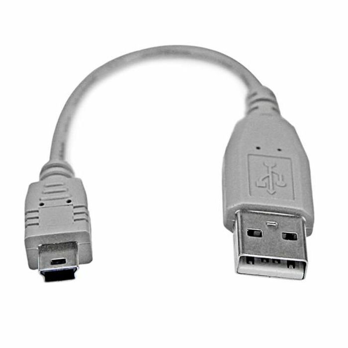Cable USB 2.0 A a Mini USB B Startech USB2HABM6IN Gris