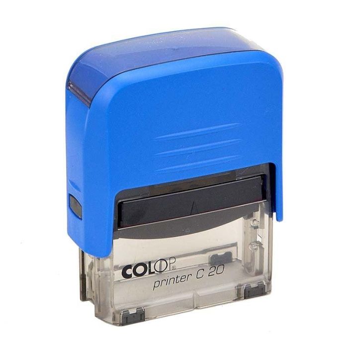 Colop Sello printer c20 formula " urgente " almohadilla e/20 14x38mm azul