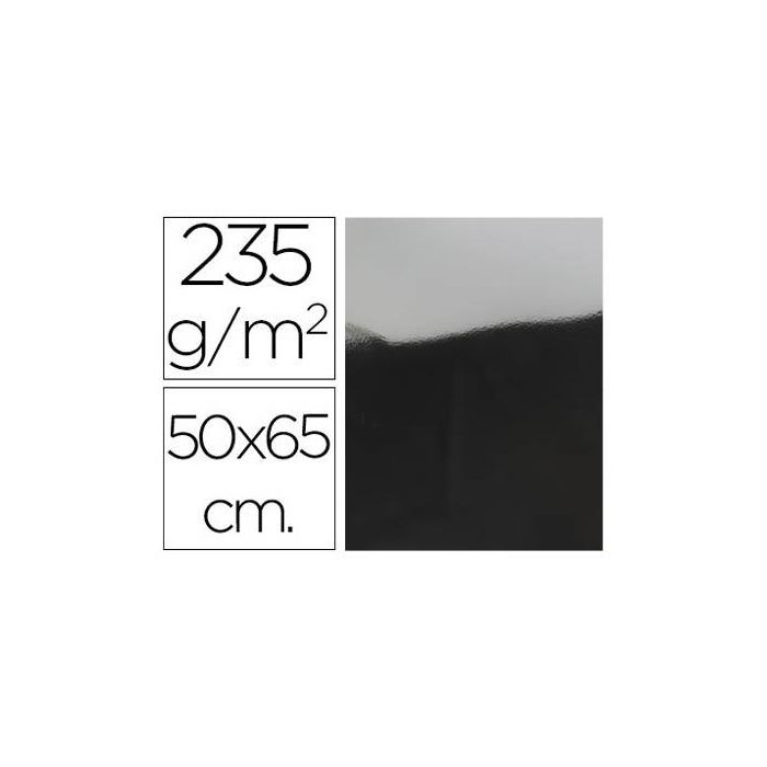 Cartulina Liderpapel 50x65 cm 235 gr-M2 Metalizada Plata 10 unidades