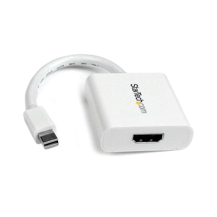 Adaptador Mini Display Port a HDMI Startech MDP2HDW Blanco