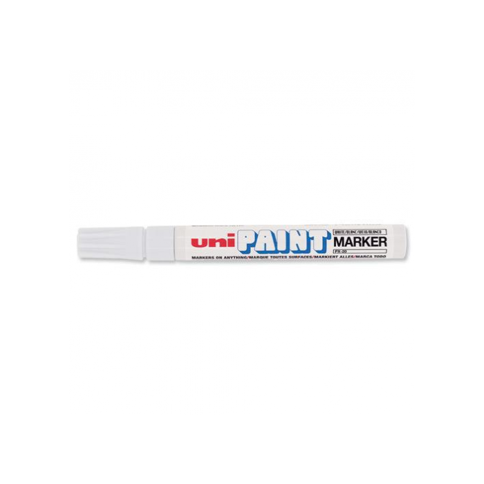 Uniball Marcador Permanente Paint Marker Px-20 L Blanco