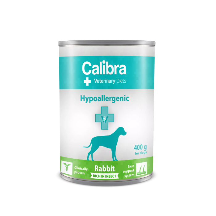 Calibra Vet Diet Dog Hypoallergenic Conejo Insectos 6x400 gr