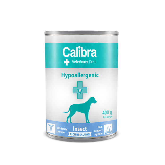 Calibra Vet Diet Dog Hypoallergenic Insectos Salmon 6x400 gr