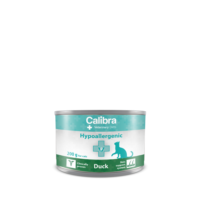 Calibra Vet Diet Cat Hypoallergenic Pato 6x200 gr