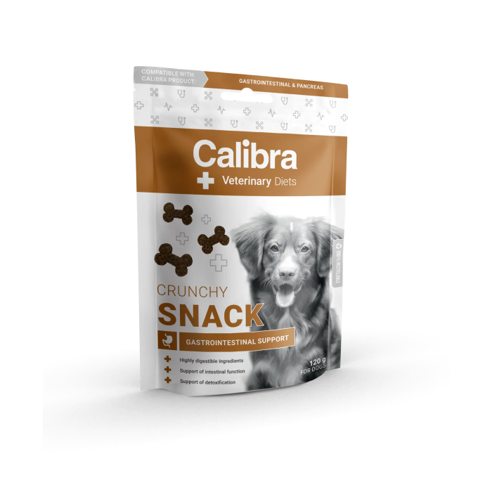 Calibra Vet Diet Dog Crunchy Snack Gastrointestinal 120 gr