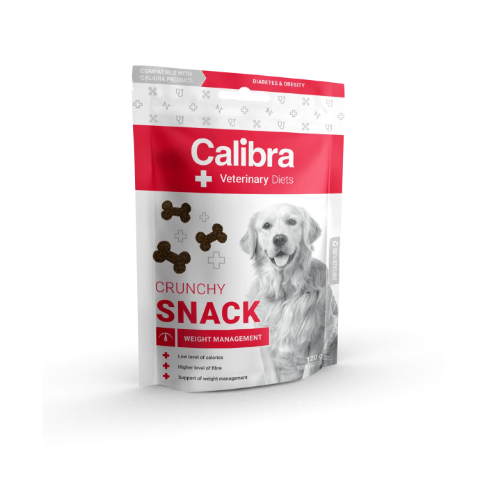 Calibra Vet Diet Dog Crunchy Snack Weight Management 120 gr