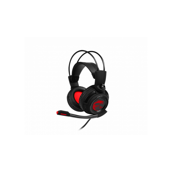 MSI DS502 Auriculares Diadema Negro, Rojo 1