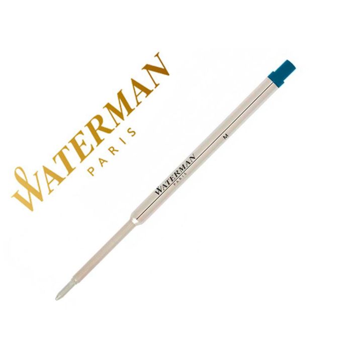 Waterman Recambio Para Bolígrafo Punta Media En Blister Azul