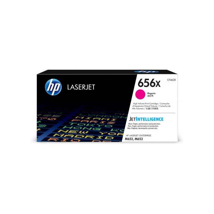 HP Toner 656X Magenta Alta Capacidad Laserjet M652 (CF463X)