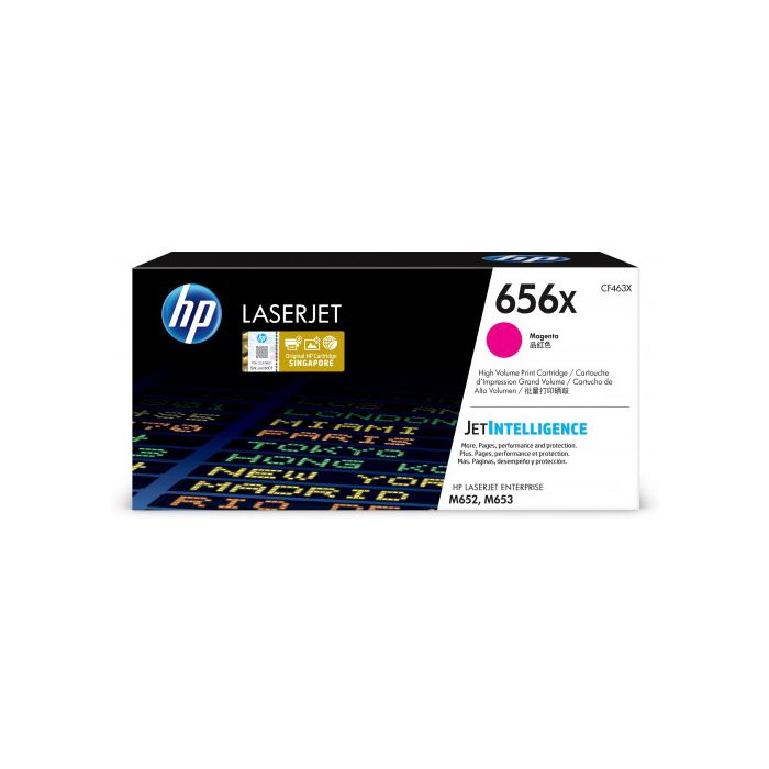 HP Toner 656X Magenta Alta Capacidad Laserjet M652 (CF463X) 1