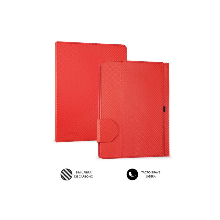 Funda para Tablet y Teclado Subblim SUB-KT1-USB002 10.1" Rojo Qwerty Español QWERTY 2