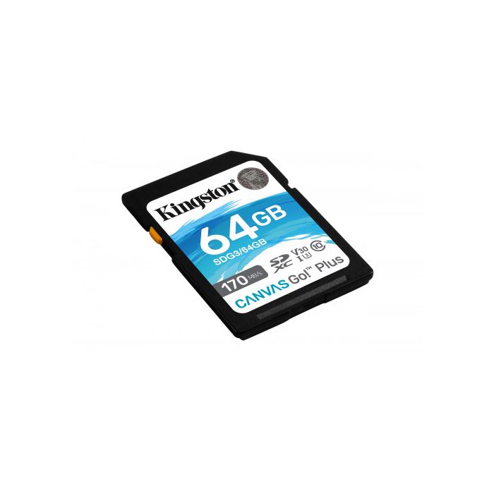 Kingston Technology Canvas Go! Plus memoria flash 64 GB SD UHS-I Clase 10 1