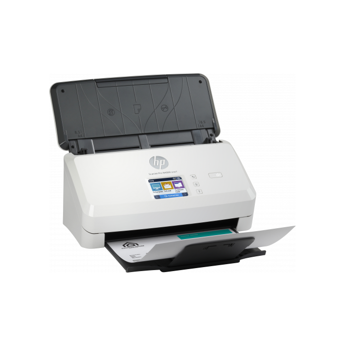 HP Scanjet Pro N4000 snw1 Escáner alimentado con hojas 600 x 600 DPI A4 Negro, Blanco 2